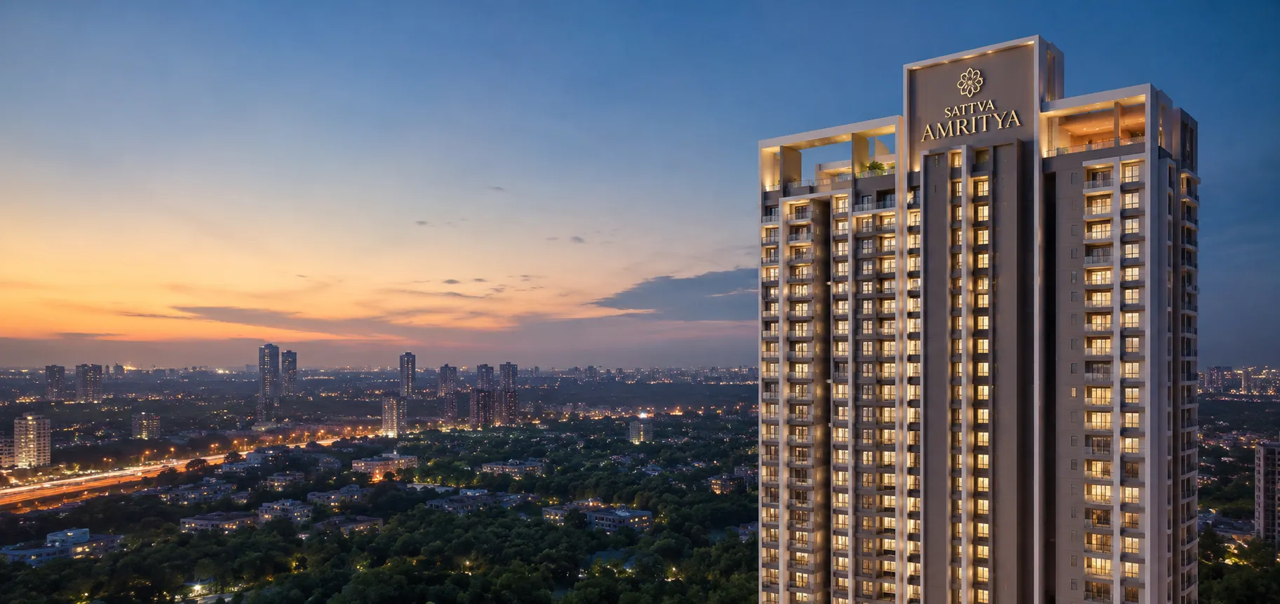 Sattva Amritya Tower View Sattva Amritya Tower View