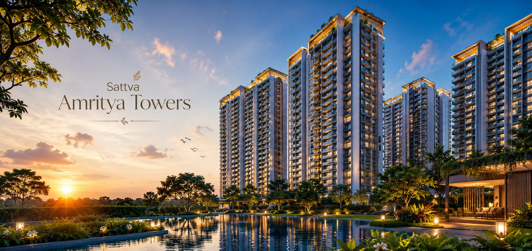 Sattva Amritya Swimming Pool View Sattva Amritya Swimming Pool View